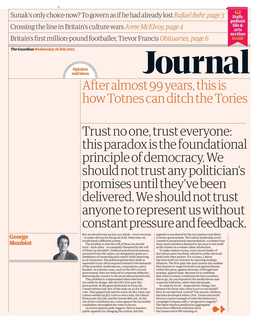The Guardian Newspaper Preview Pages