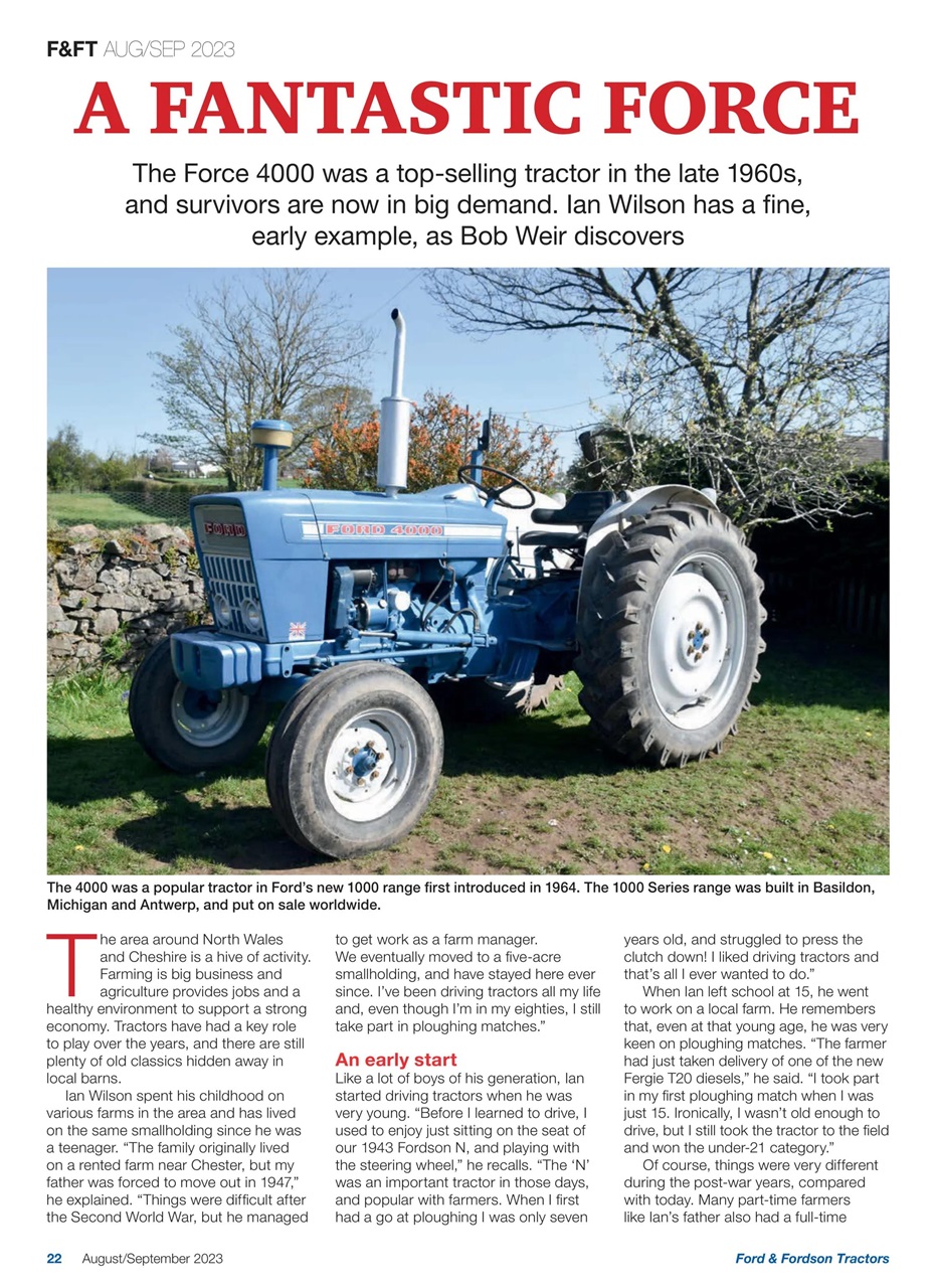 Ford & Fordson Preview Pages