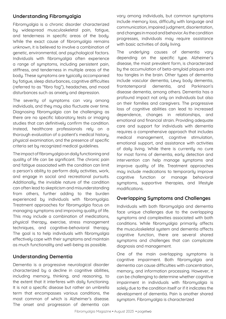 Fibromyalgia Magazine Preview Pages