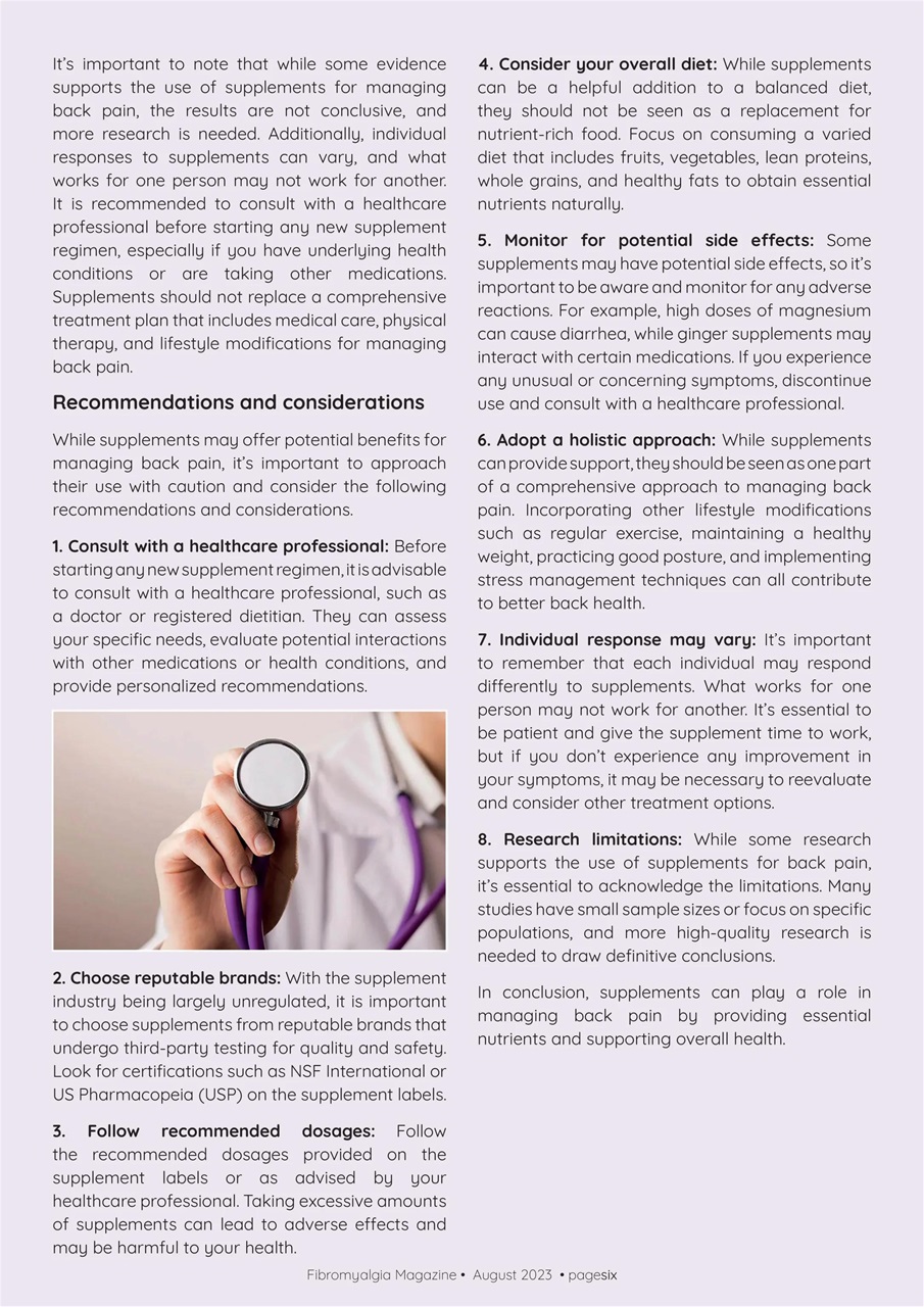 Fibromyalgia Magazine Preview Pages