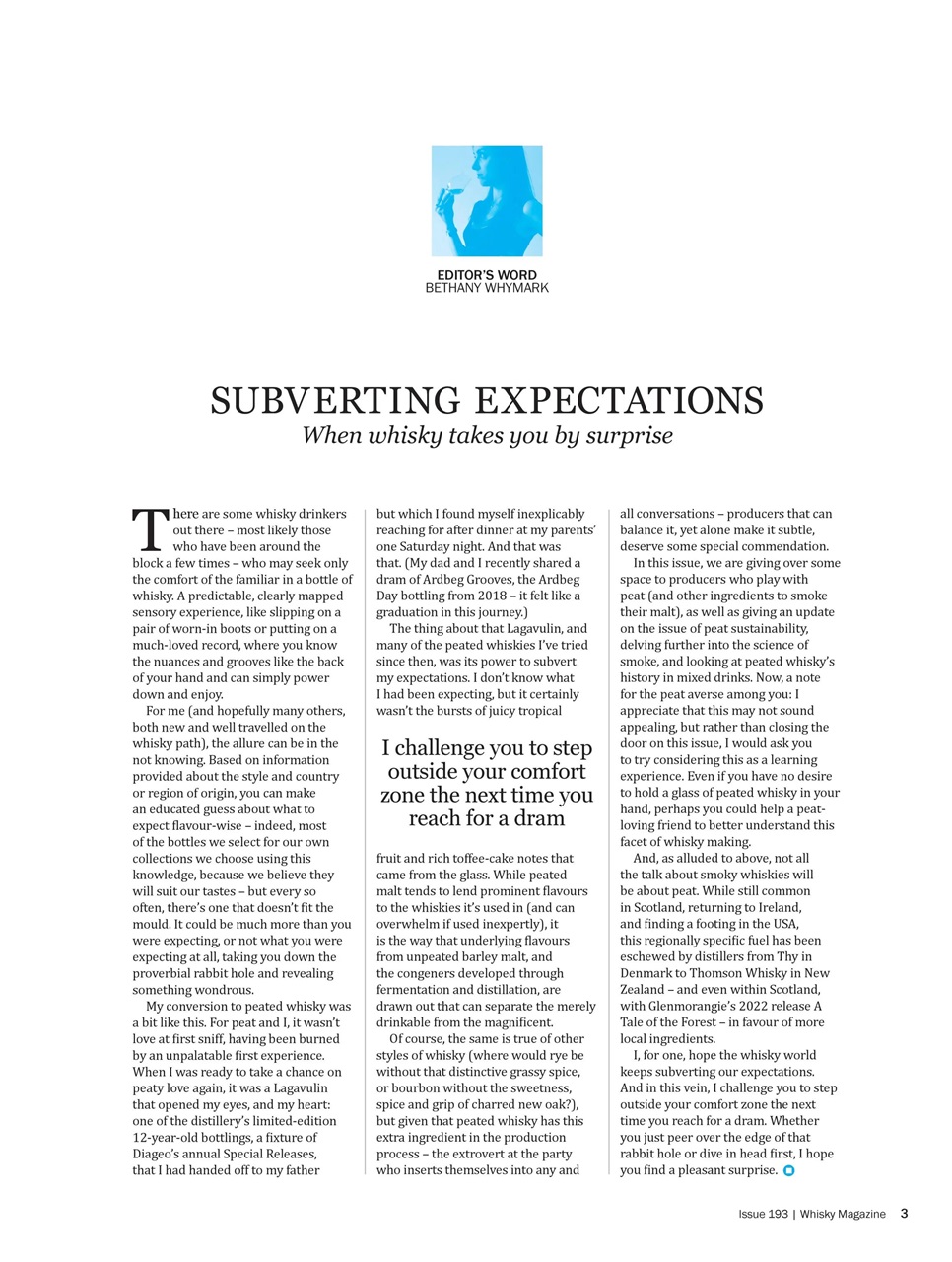 Whisky Magazine Preview Pages