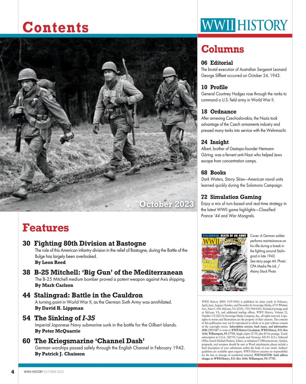 WW2 History Magazine Preview Pages