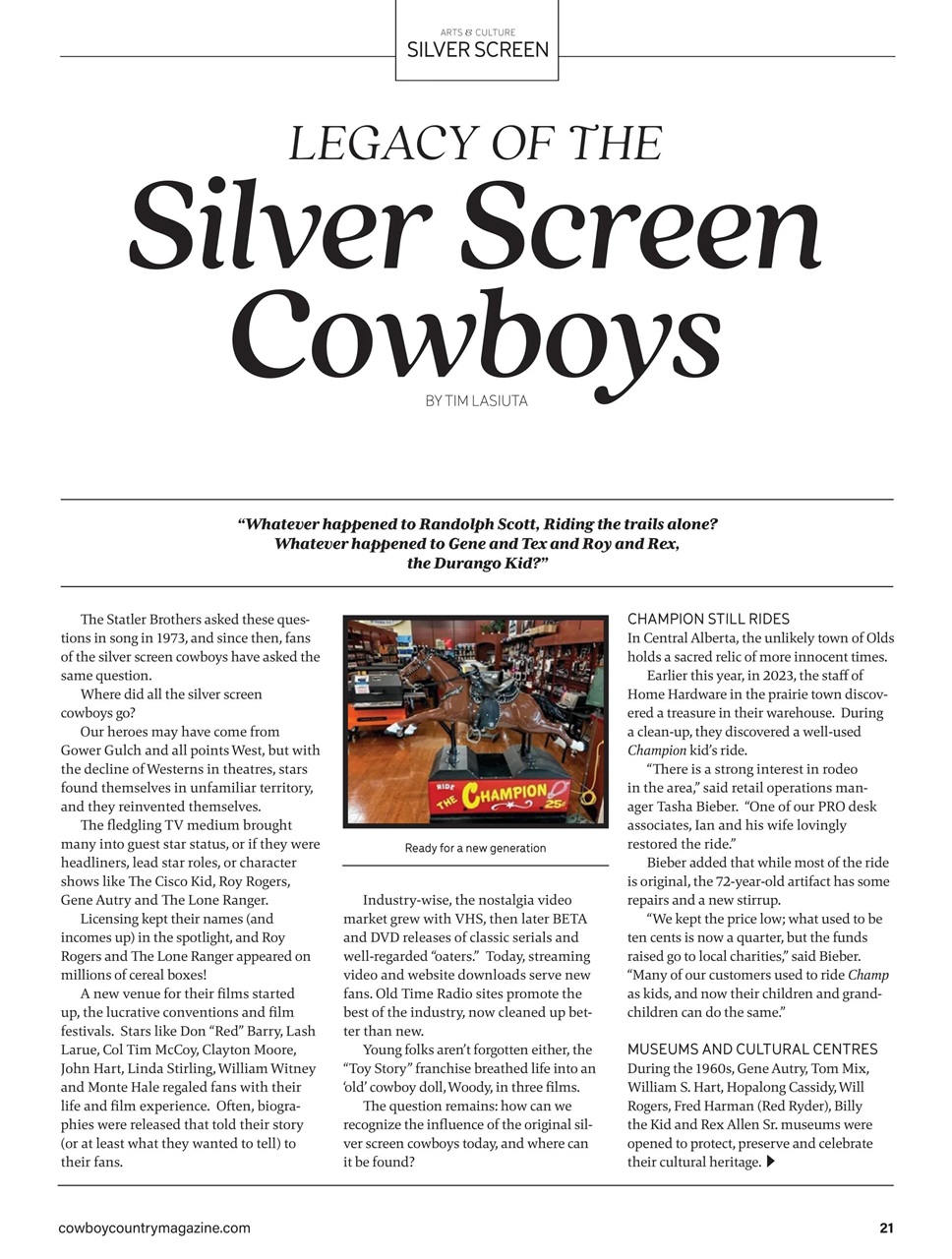 Canadian Cowboy Country Preview Pages