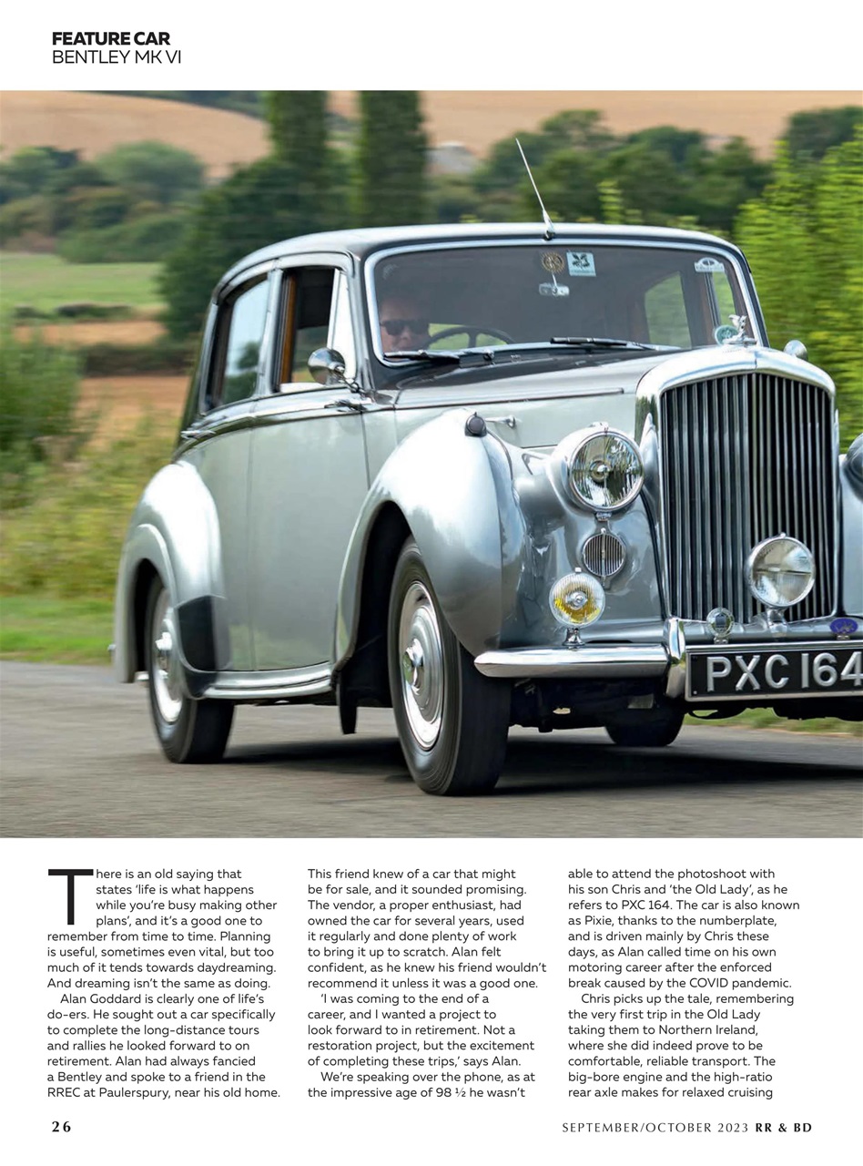 Rolls-Royce & Bentley Driver Preview Pages