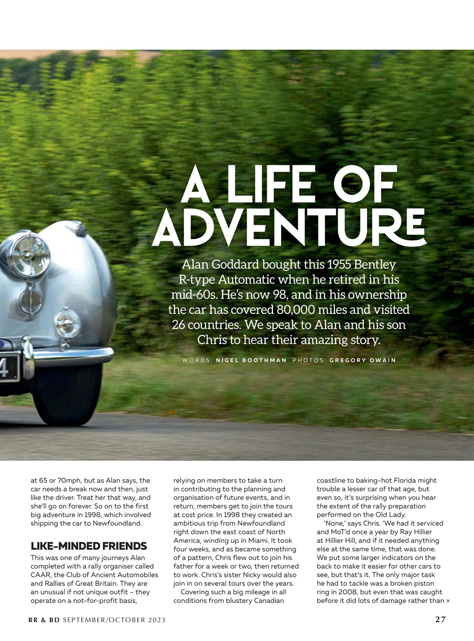 Rolls-Royce & Bentley Driver Preview Pages