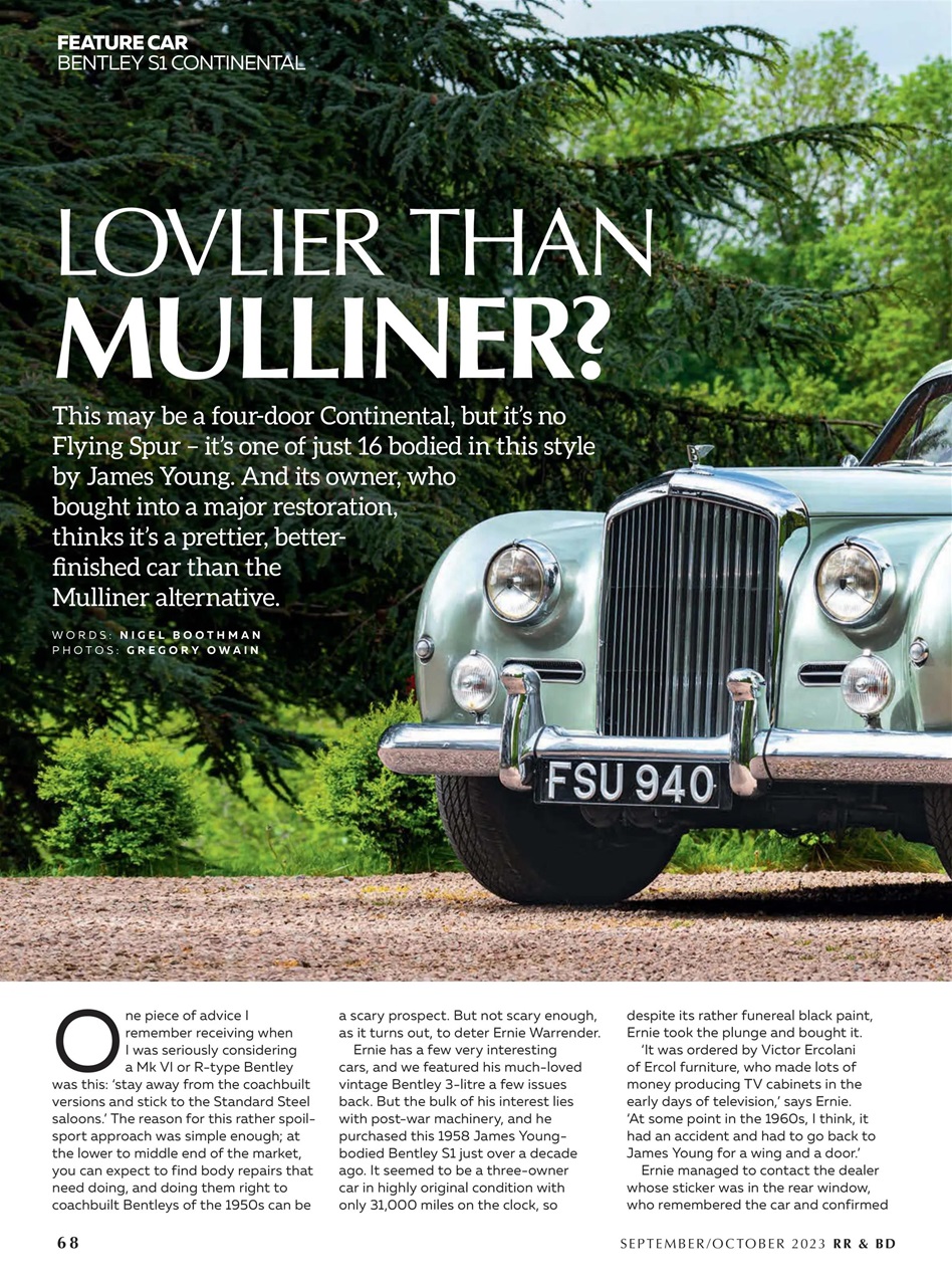 Rolls-Royce & Bentley Driver Preview Pages