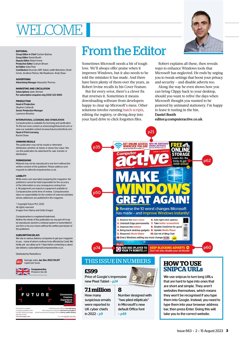 Computer Active Preview Pages