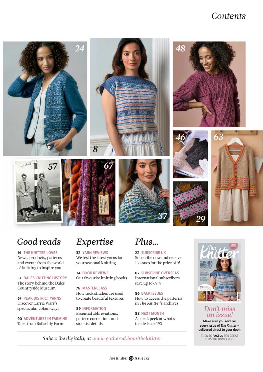 The Knitter Preview Pages