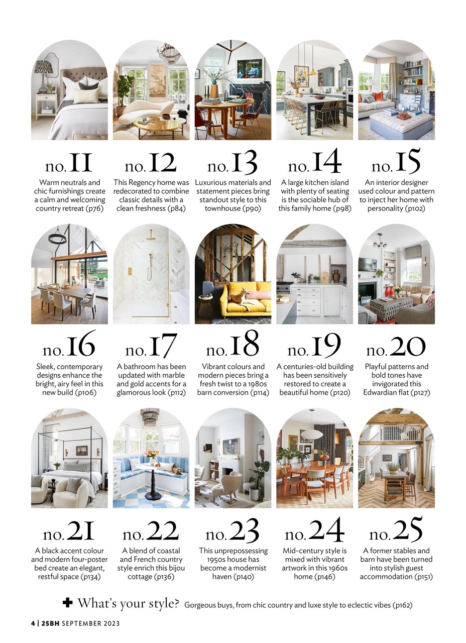 25 Beautiful Homes Preview Pages