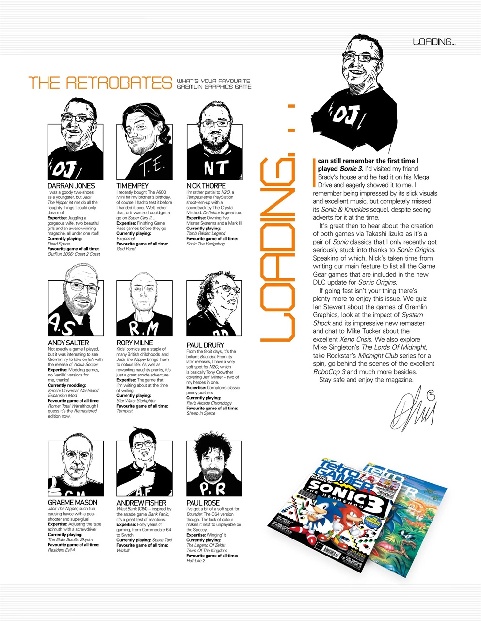 Retro Gamer Preview Pages
