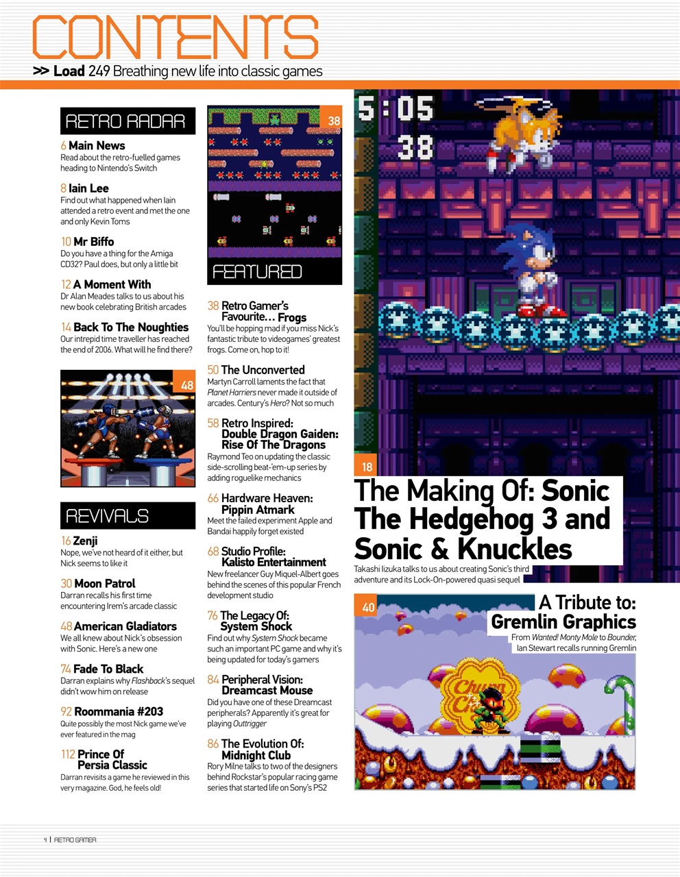 Retro Gamer Preview Pages