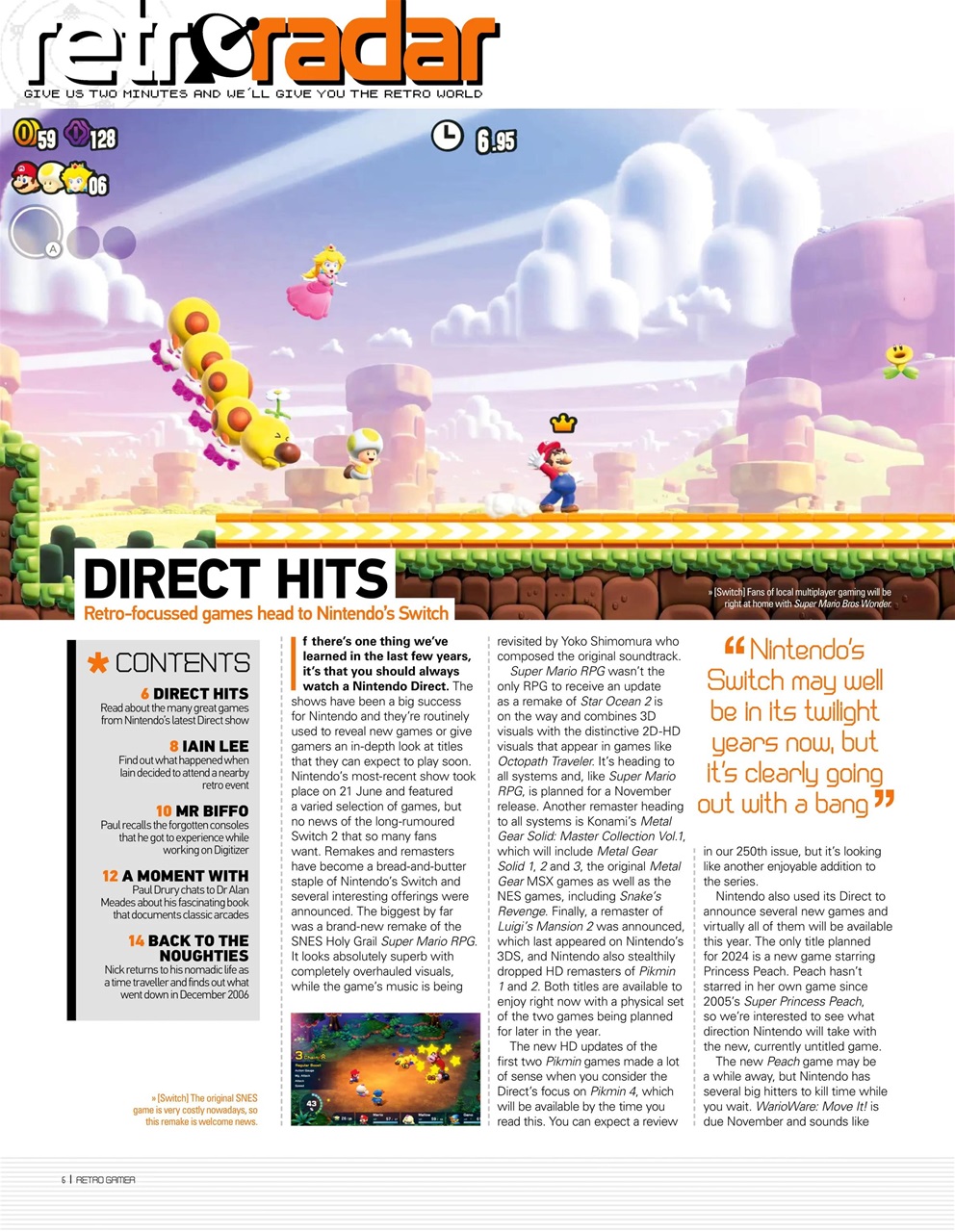 Retro Gamer Preview Pages