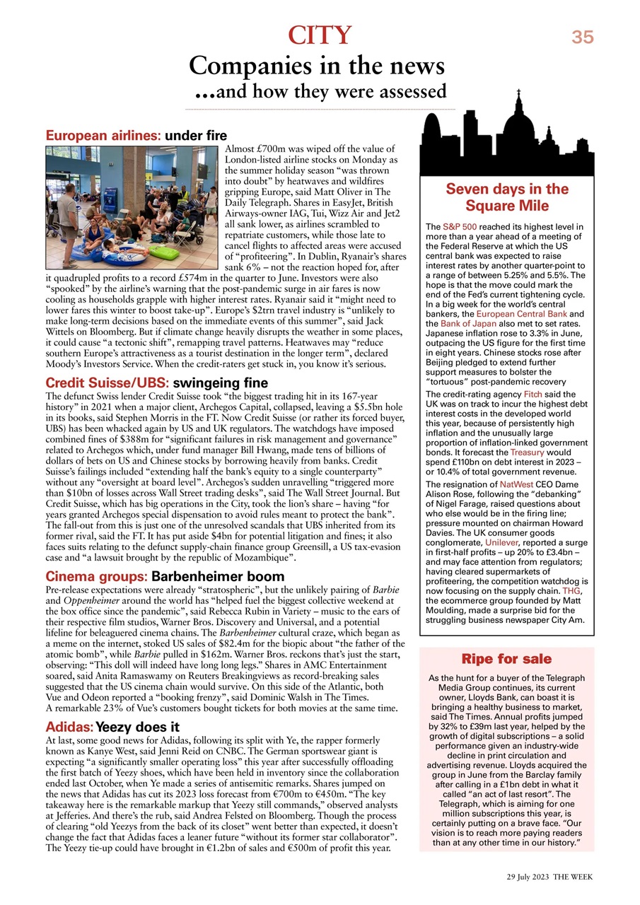 The Week Preview Pages