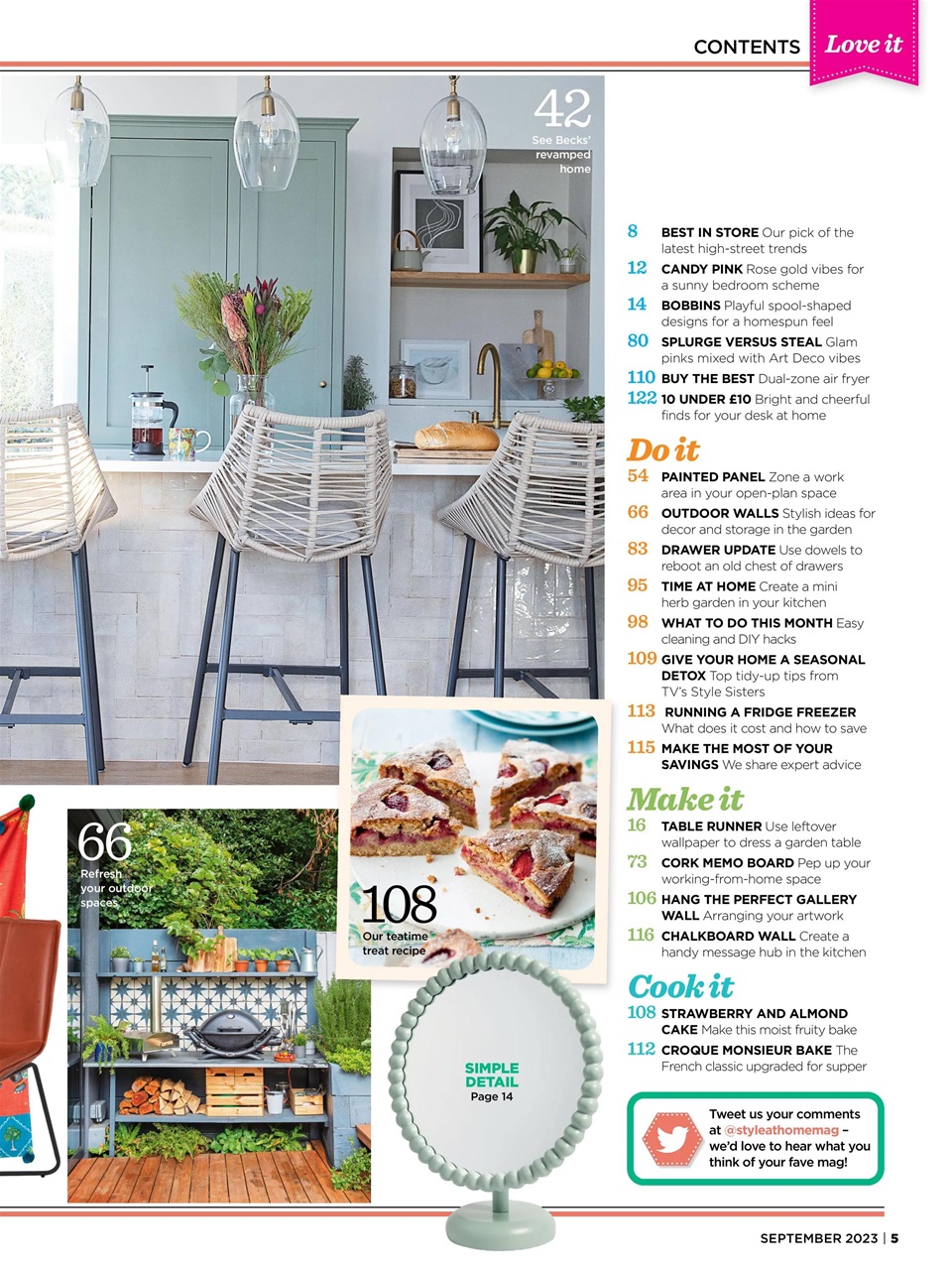 Style at Home Preview Pages