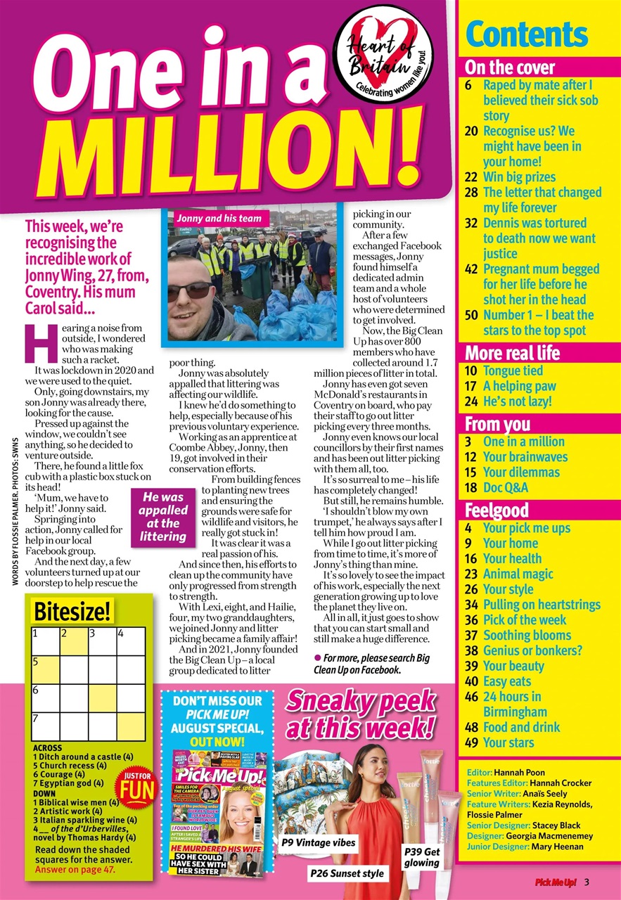 Pick Me Up Preview Pages