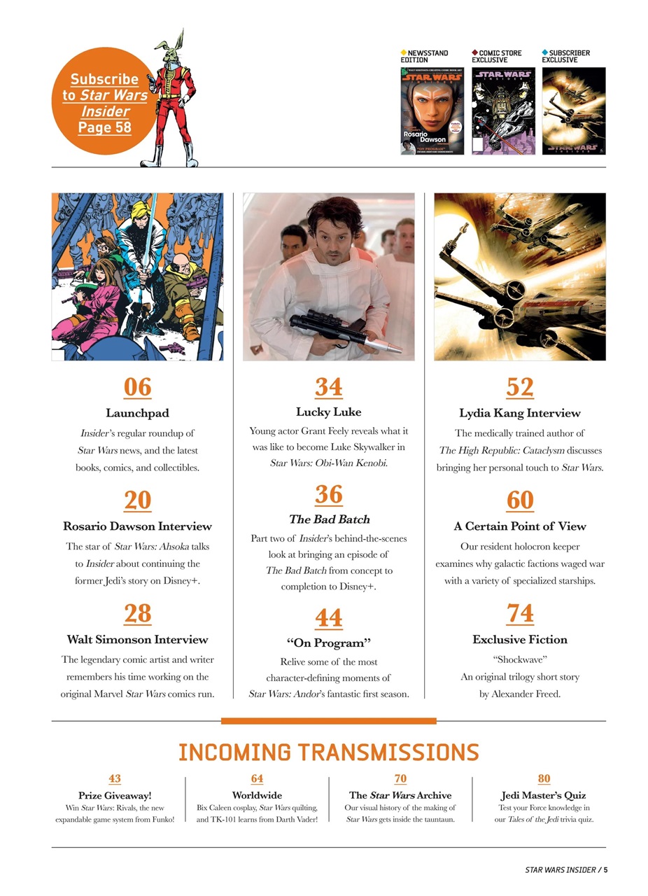 Star Wars Insider Preview Pages