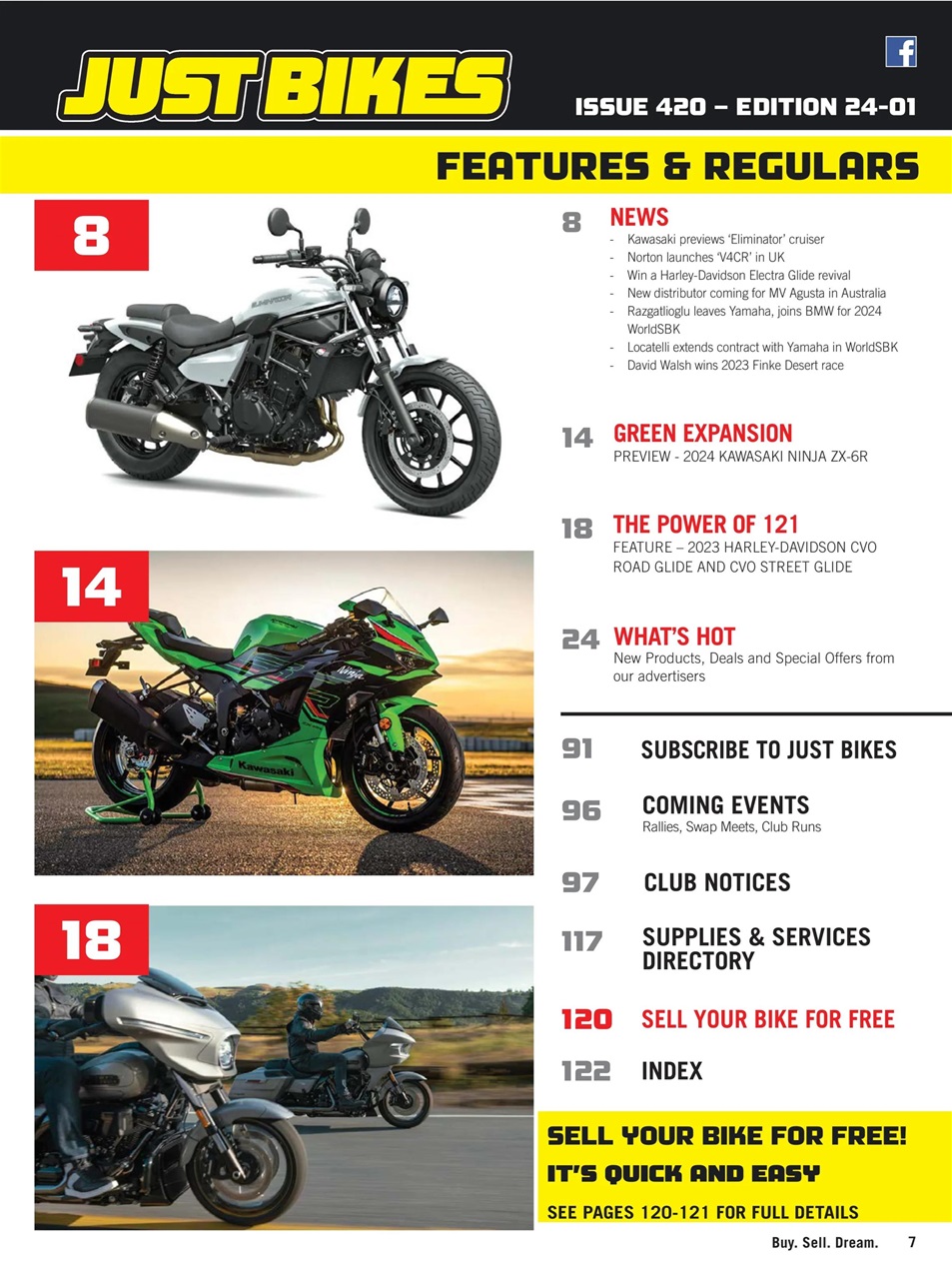 JUST BIKES Preview Pages