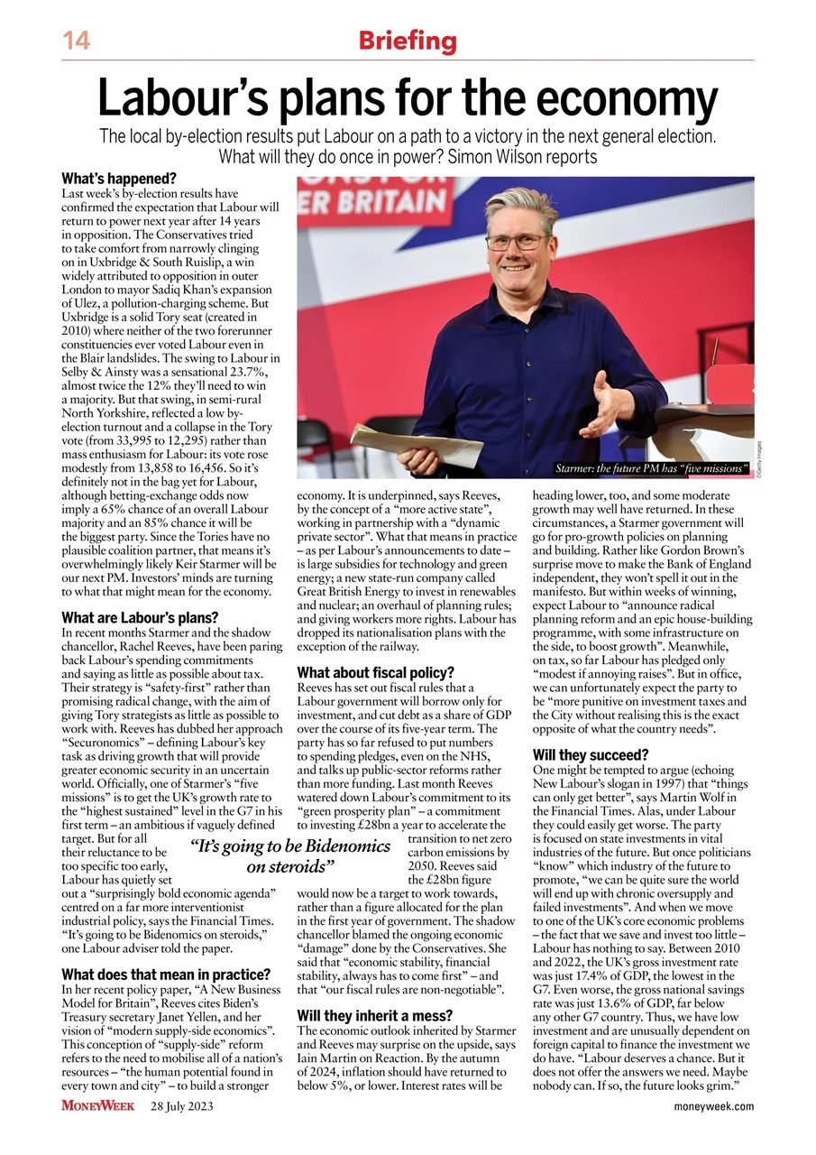 MoneyWeek Preview Pages