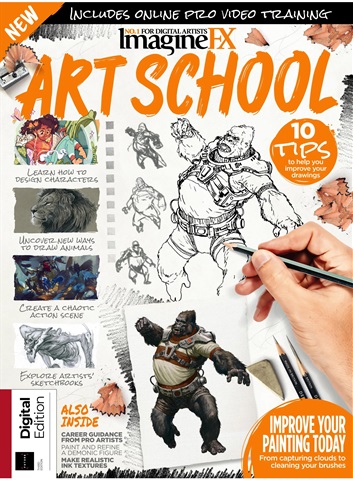 Creative Bookazine issue ImagineFX Art School Third Edition