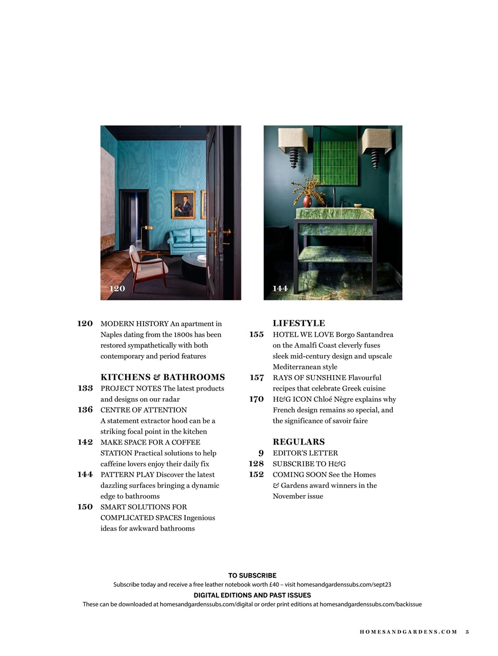 Homes & Gardens Preview Pages