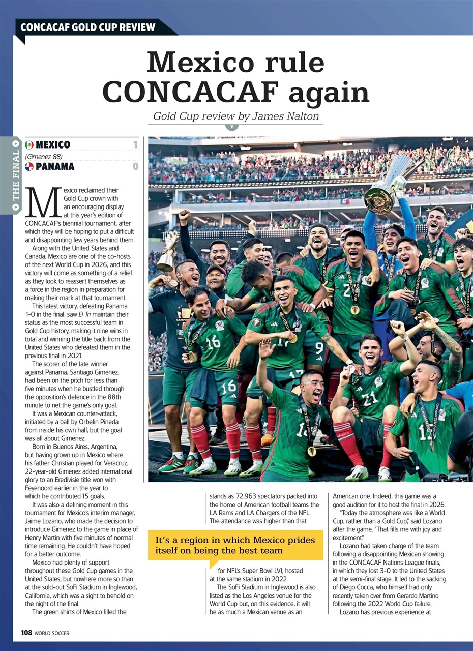 World Soccer Preview Pages