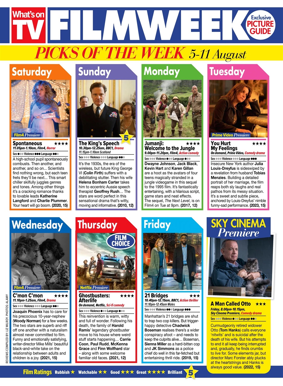 What's on TV Preview Pages