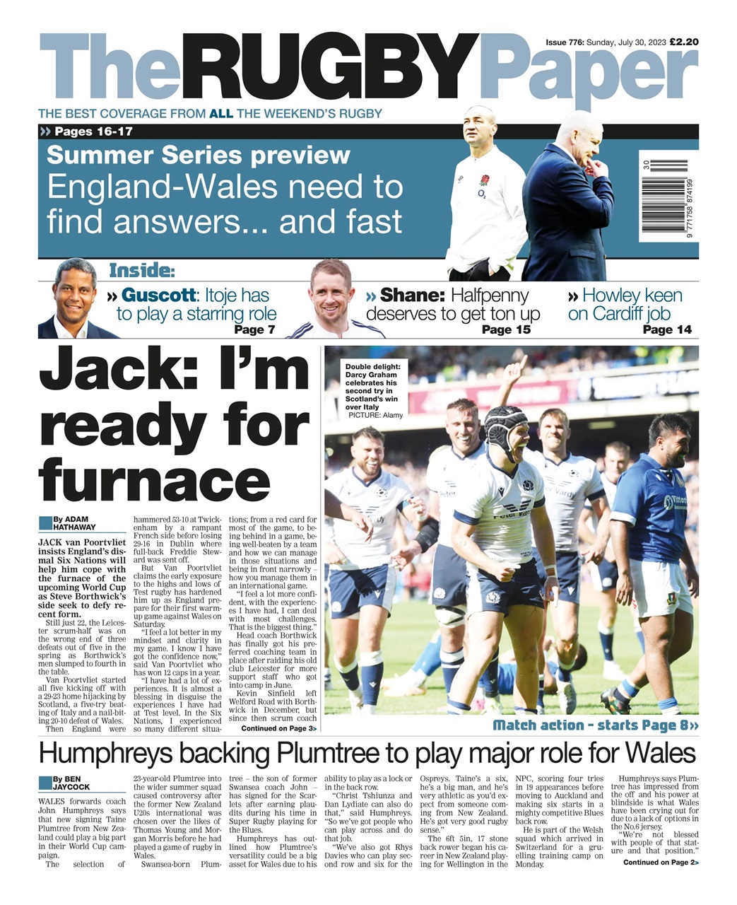 The Rugby Paper Preview Pages
