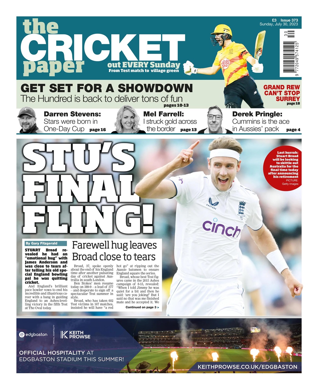 The Cricket Paper Preview Pages