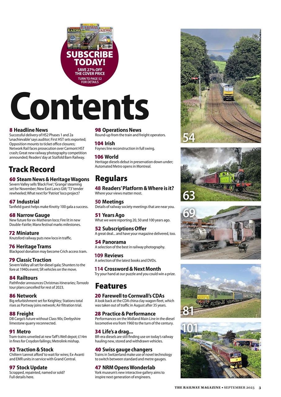 Railway Magazine Preview Pages