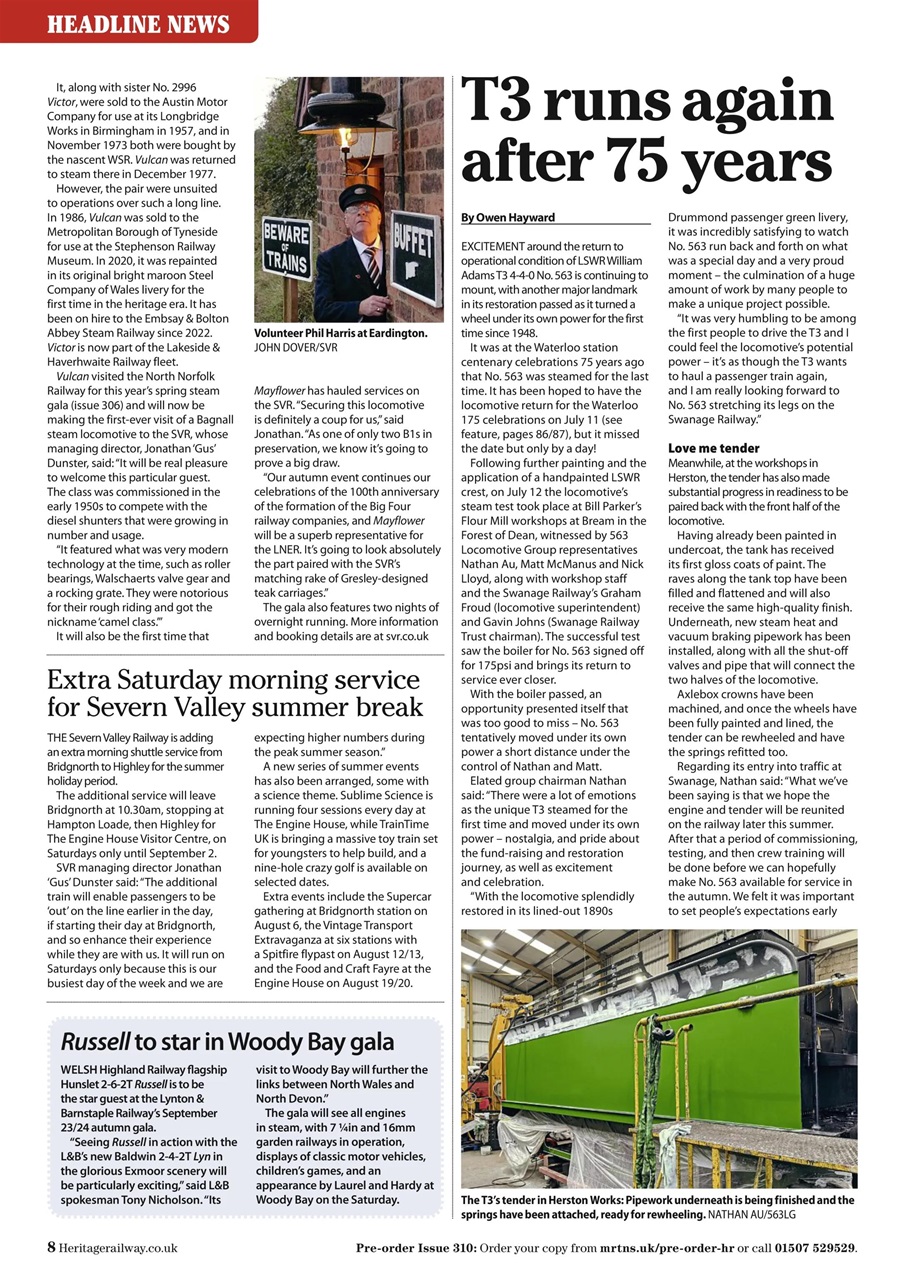 Heritage Railway Preview Pages