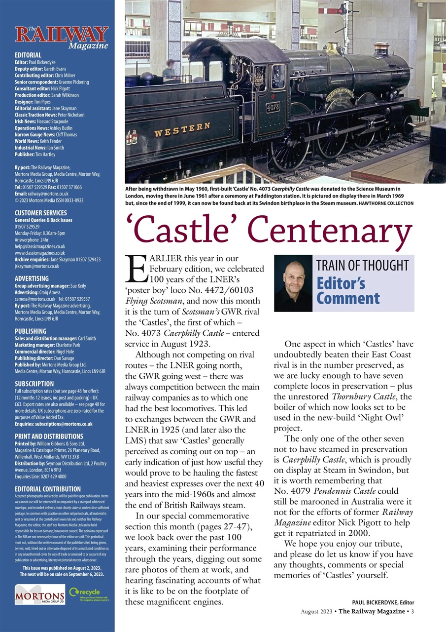 Railway Magazine Preview Pages