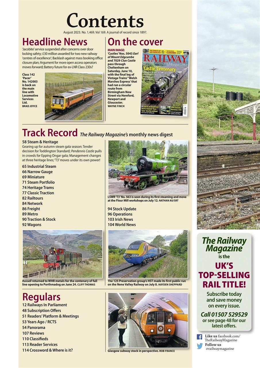Railway Magazine Preview Pages