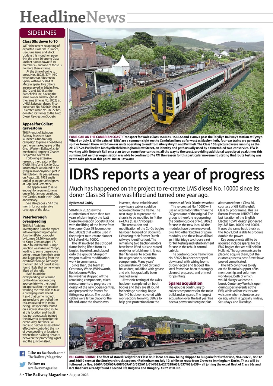 Railway Magazine Preview Pages