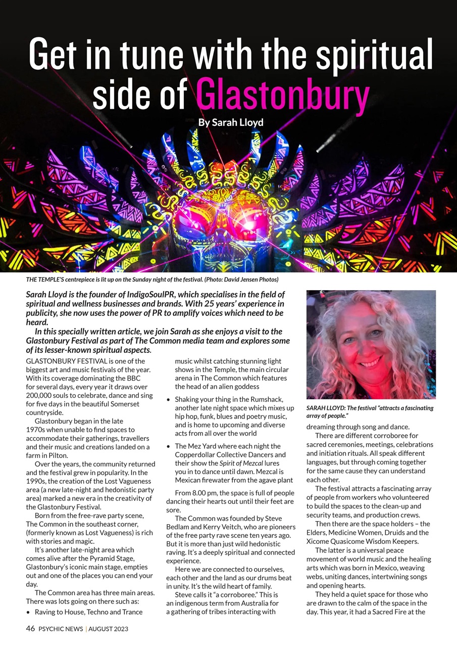 Psychic News Preview Pages
