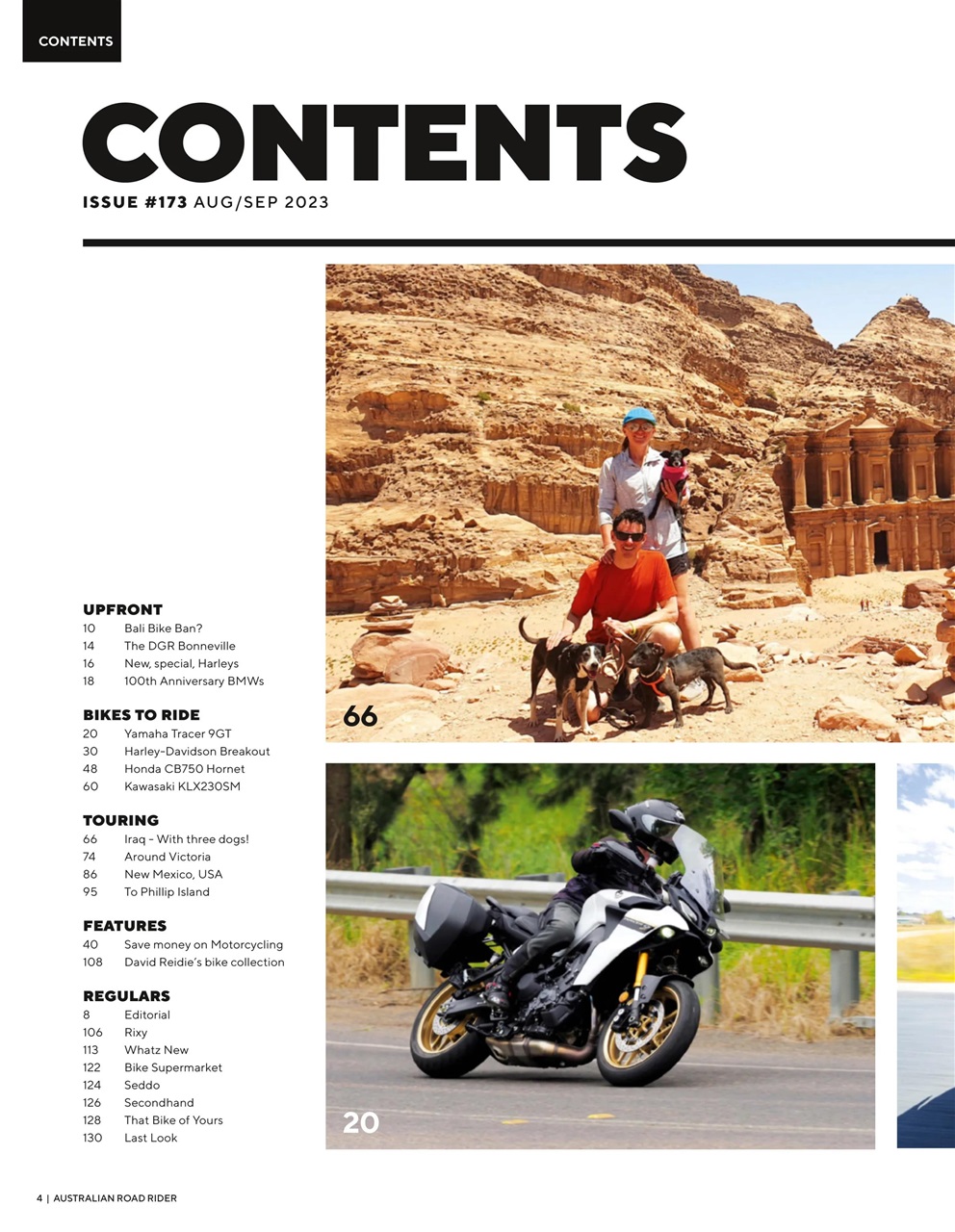 Australian Road Rider Preview Pages