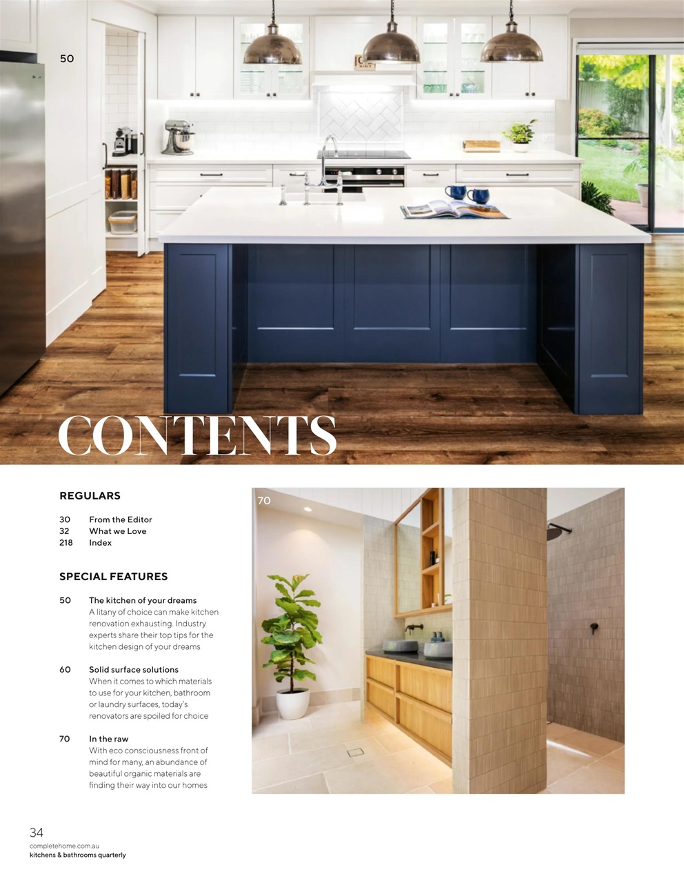Kitchens & Bathrooms Quarterly Preview Pages