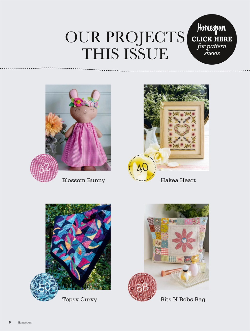 Homespun Preview Pages