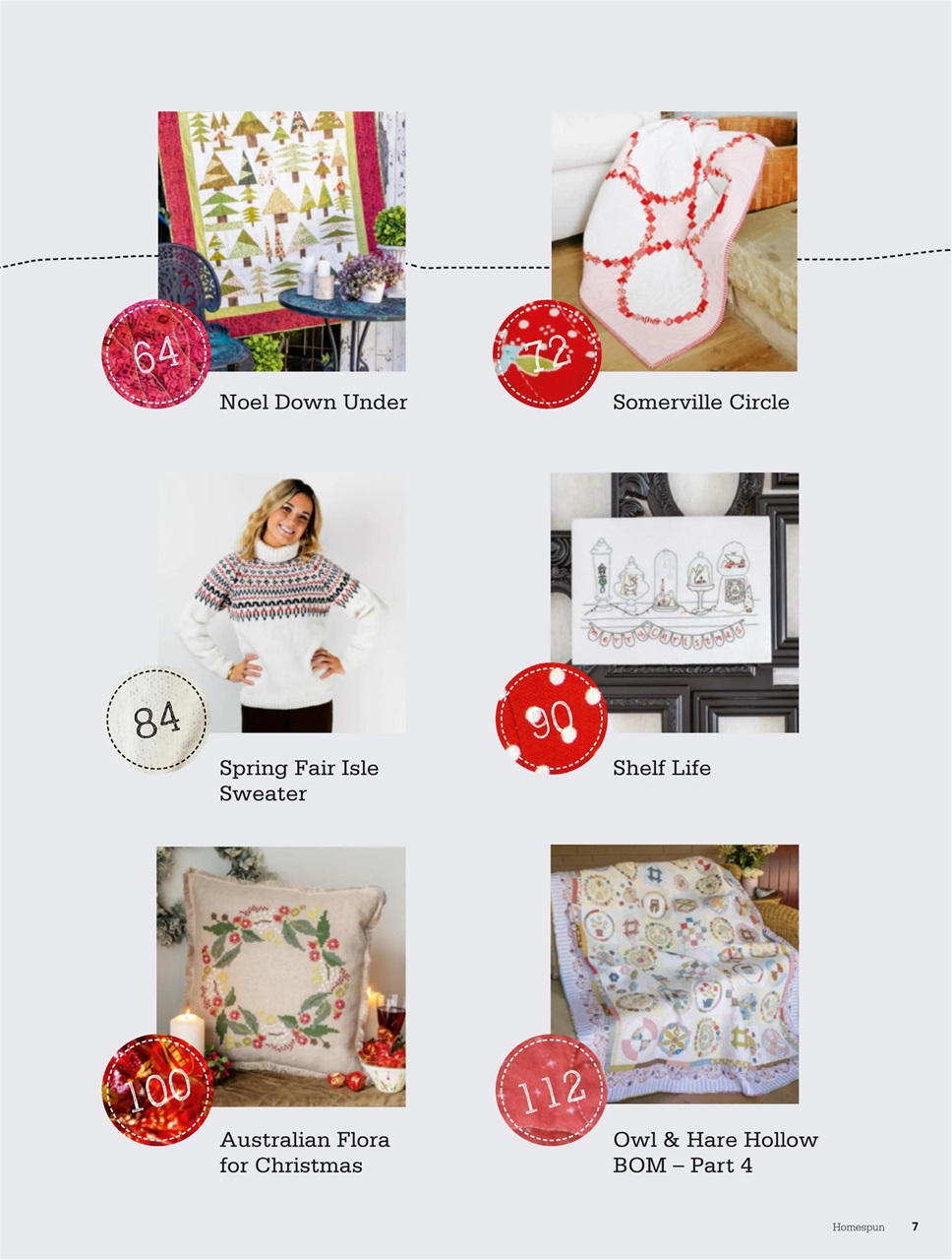 Homespun Preview Pages