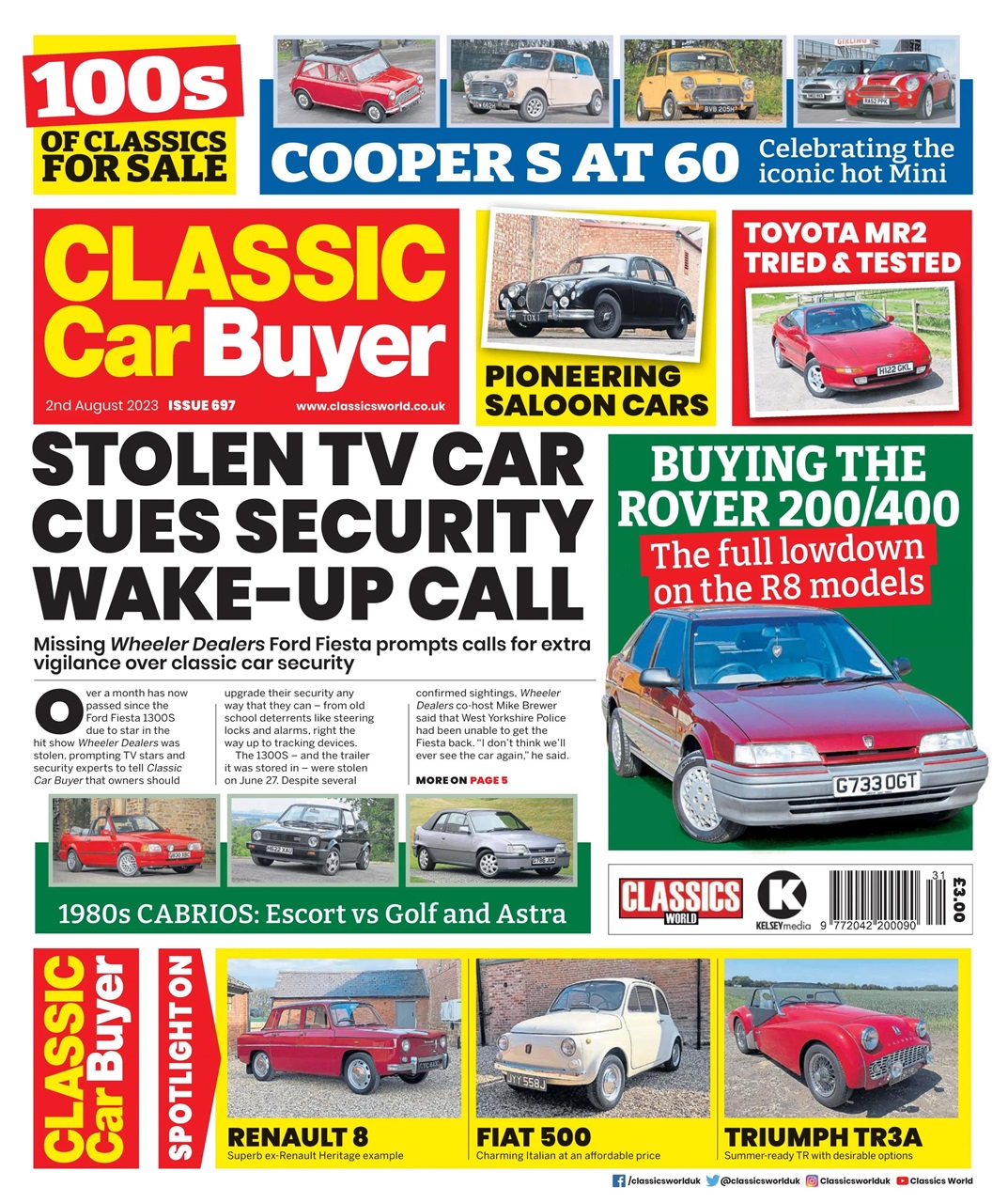 Classic Car Buyer Magazine - 02 Aug 2023 Back Issue