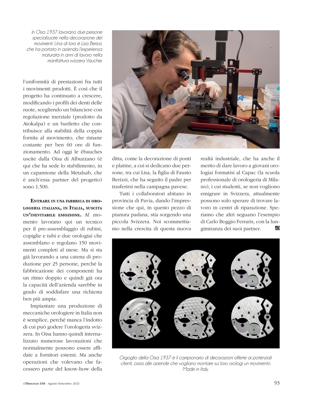 L'Orologio Preview Pages