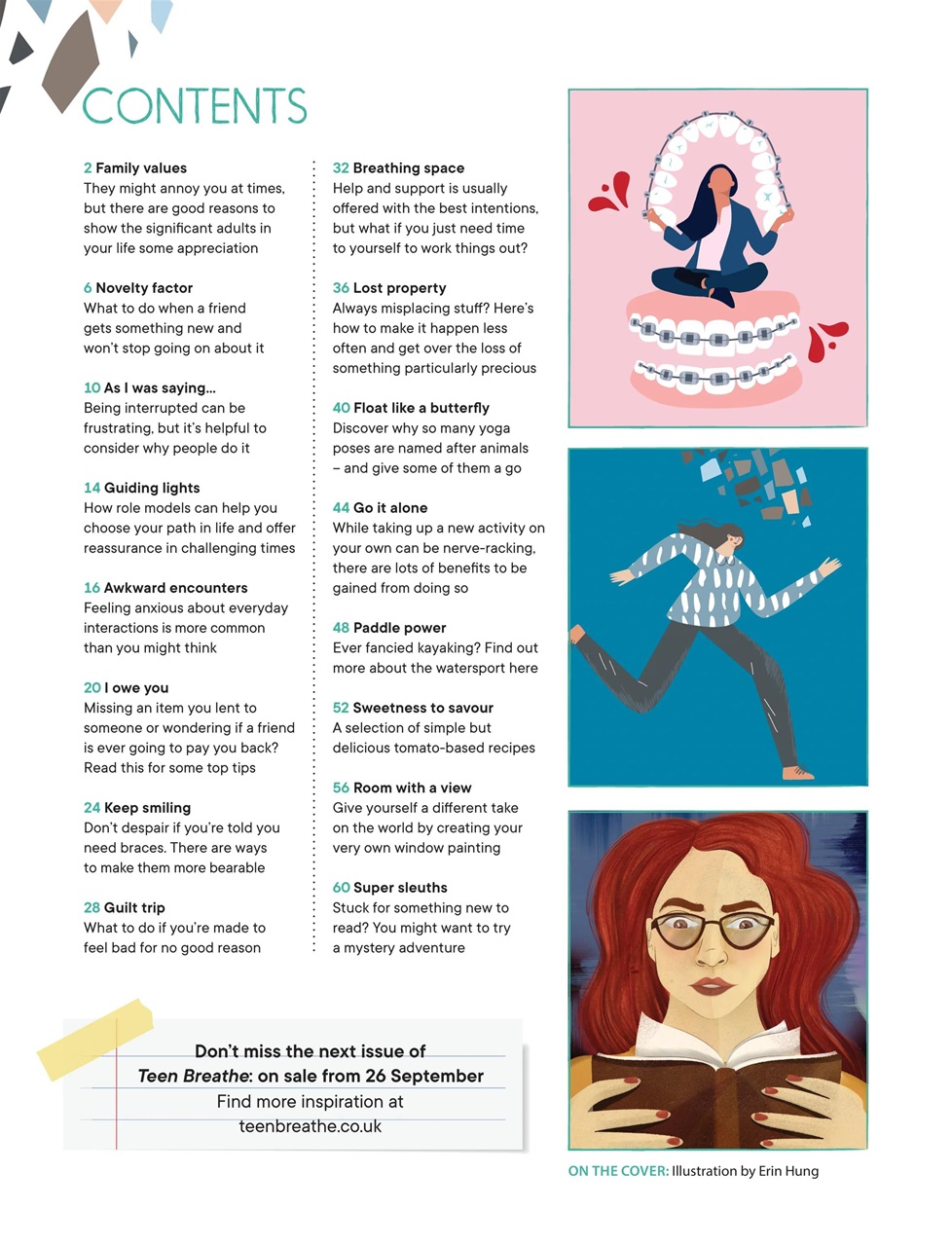 Teen Breathe Preview Pages