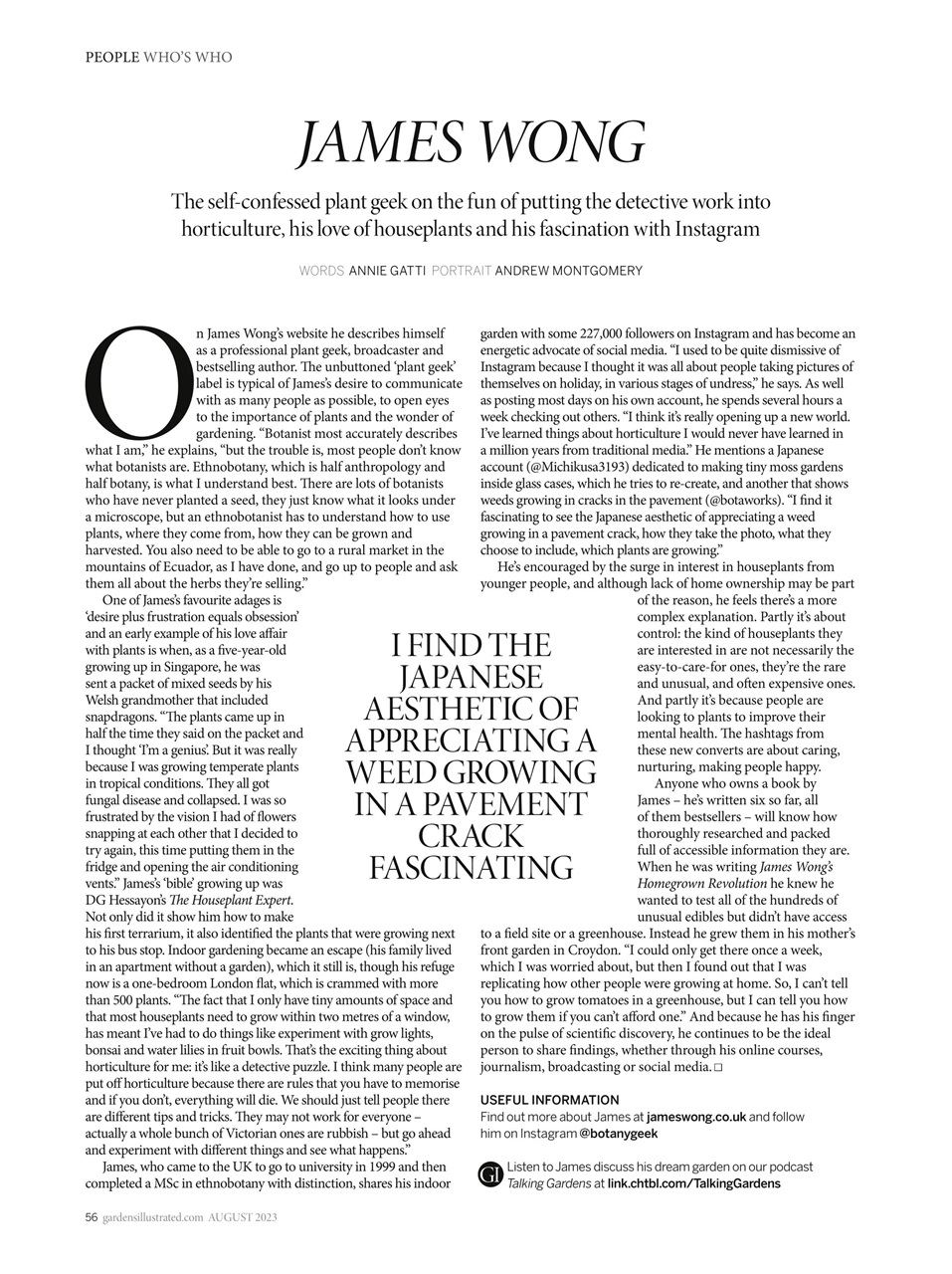 Gardens Illustrated Preview Pages