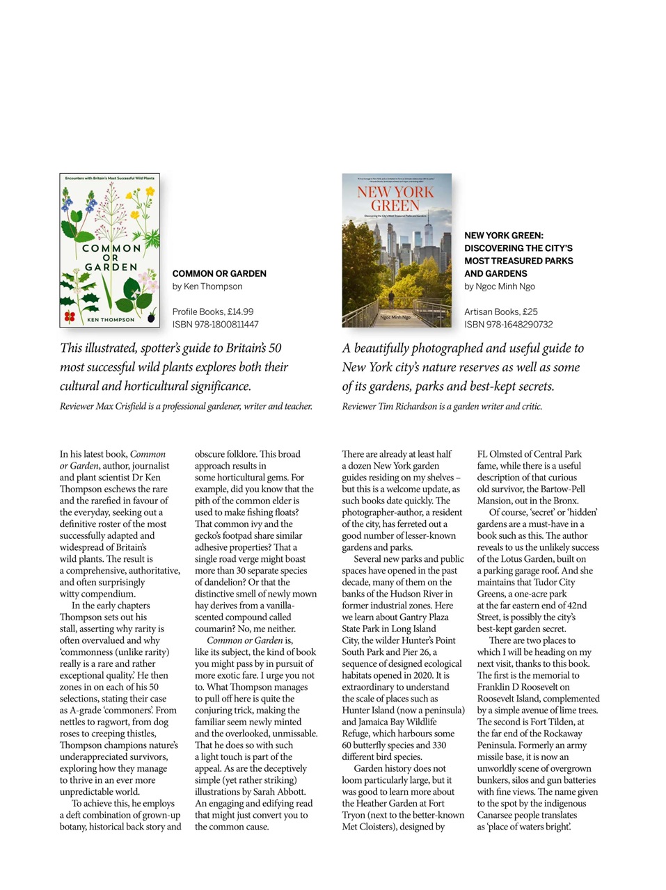 Gardens Illustrated Preview Pages