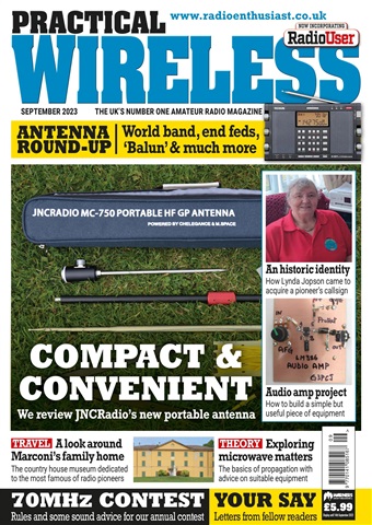 Practical Wireless issue September 2023