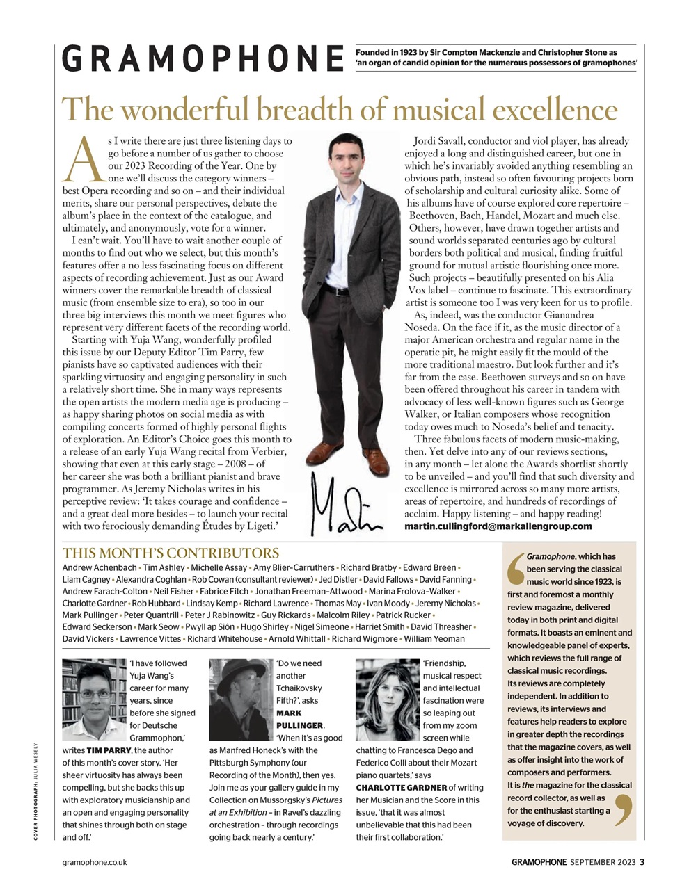 Gramophone Preview Pages