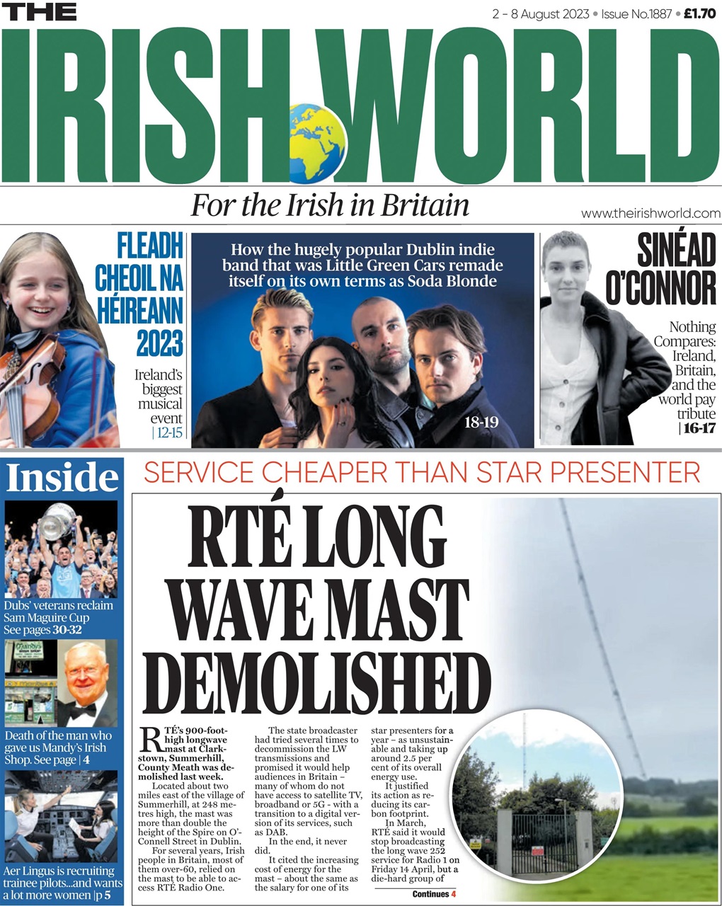 Irish World Preview Pages