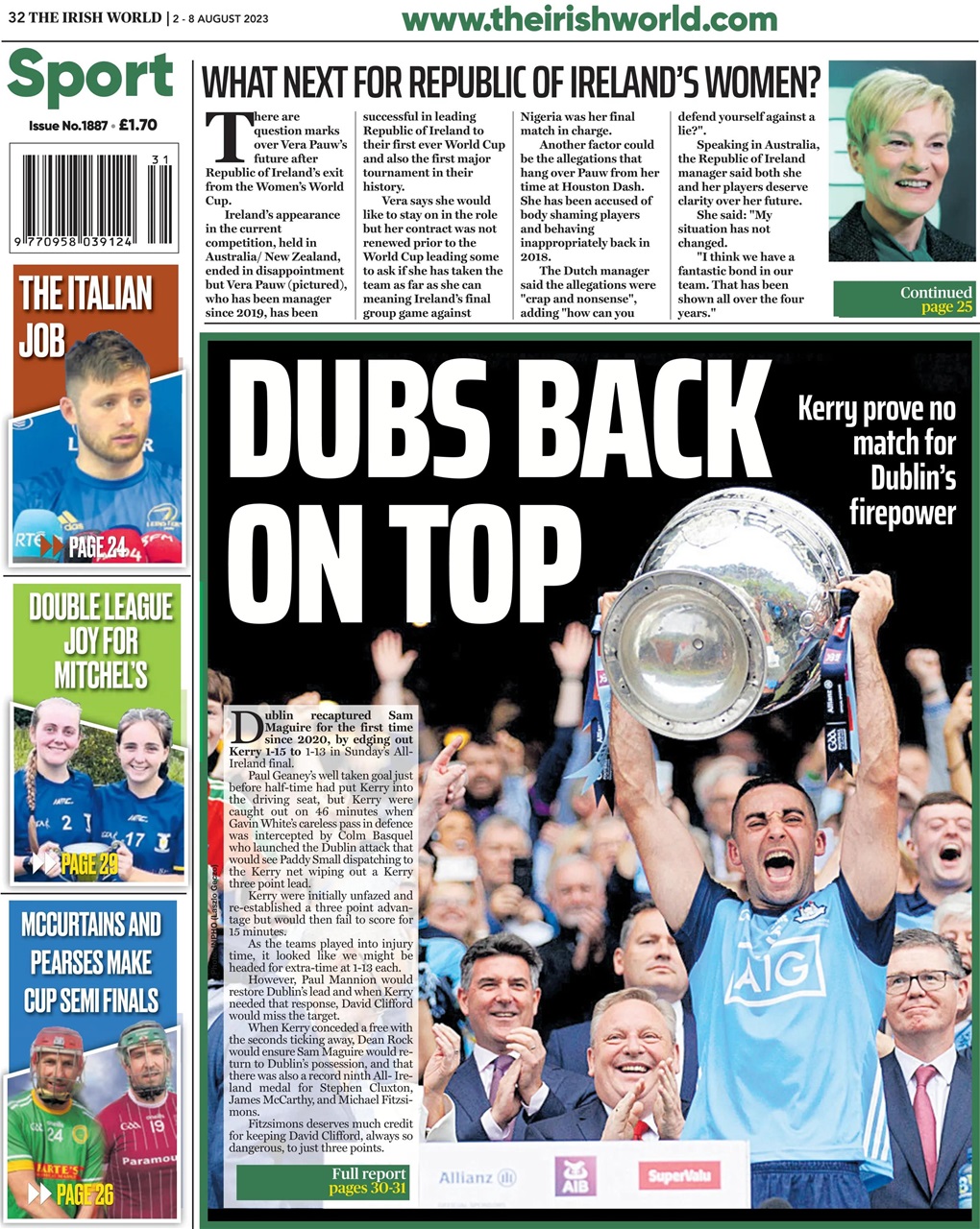 Irish World Preview Pages