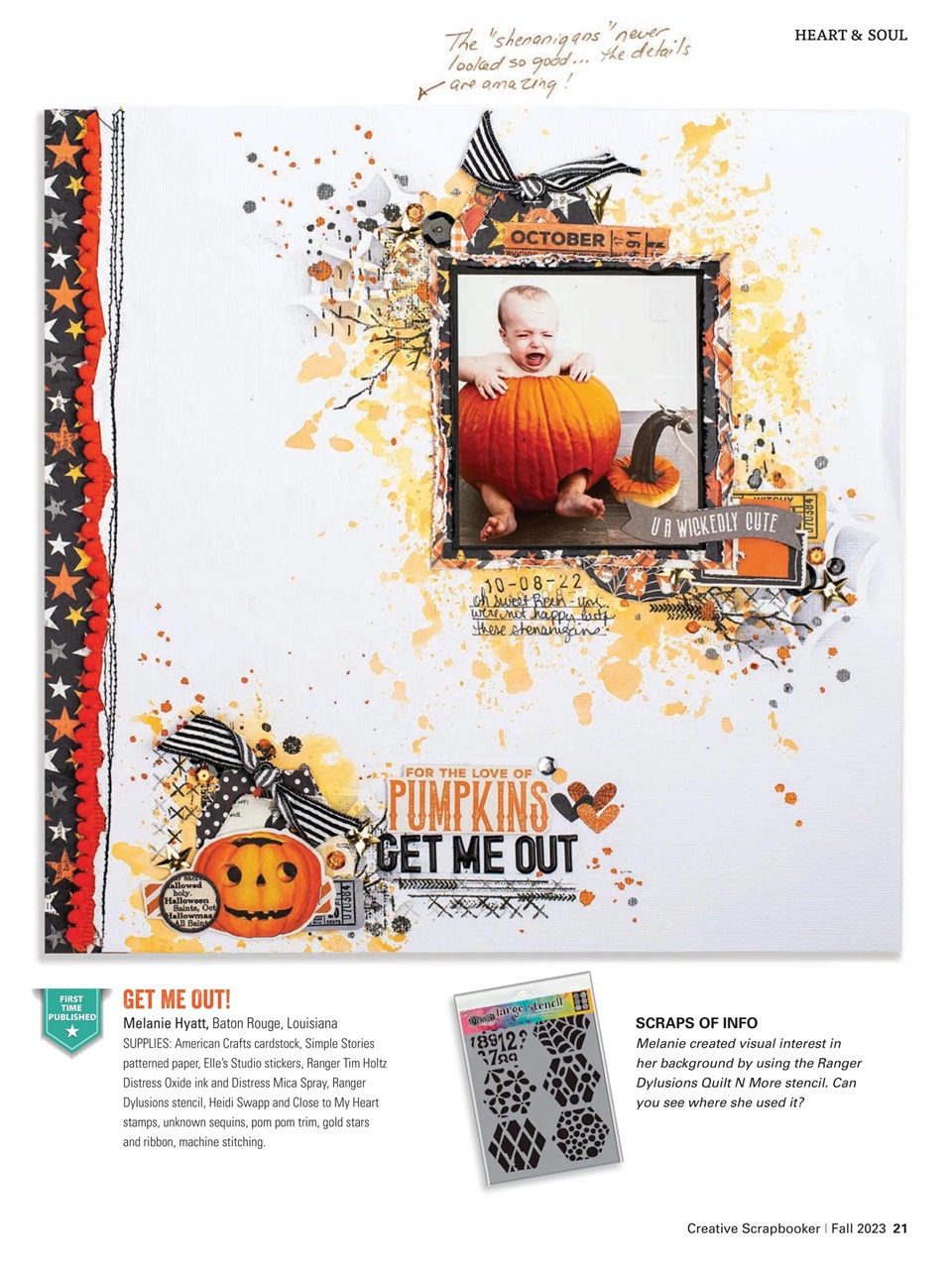 Creative Scrapbooker Preview Pages