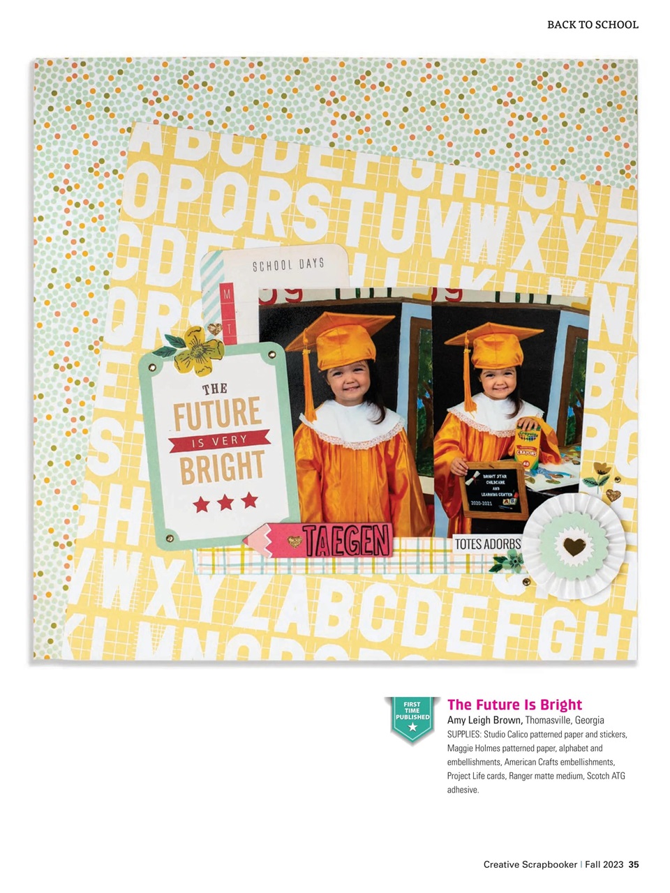 Creative Scrapbooker Preview Pages