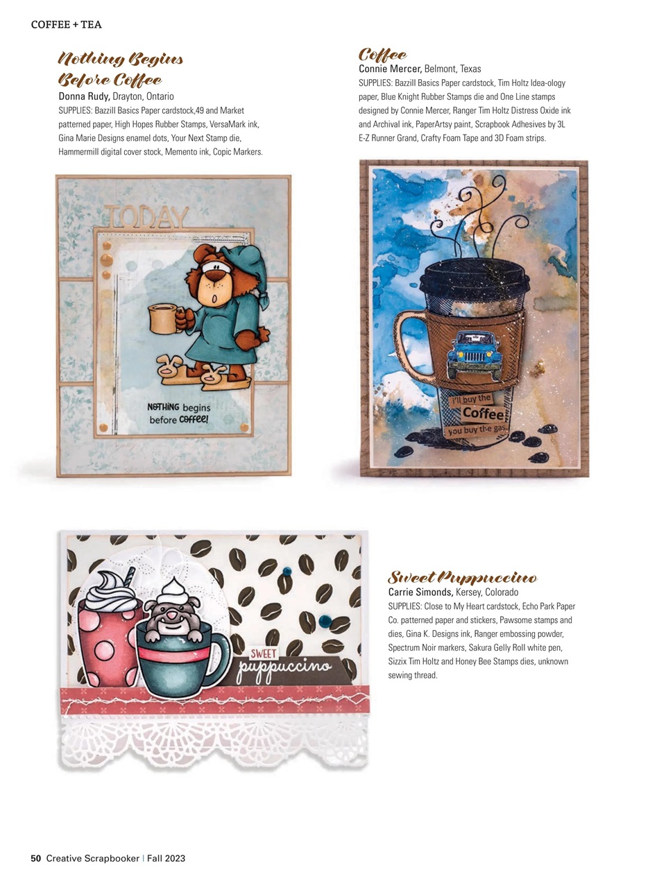 Creative Scrapbooker Preview Pages